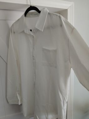 Classic White Button-Down Shirt for Women